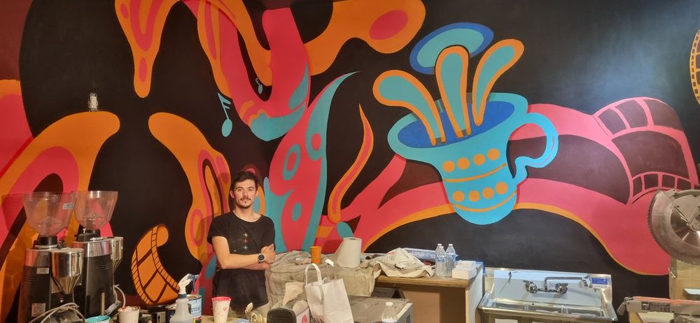 Perk 93 Café Mural  - New York