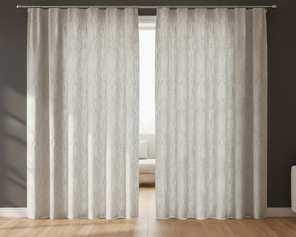 Soft Texture Light Filtering Curtain Panel - Natural Off-White