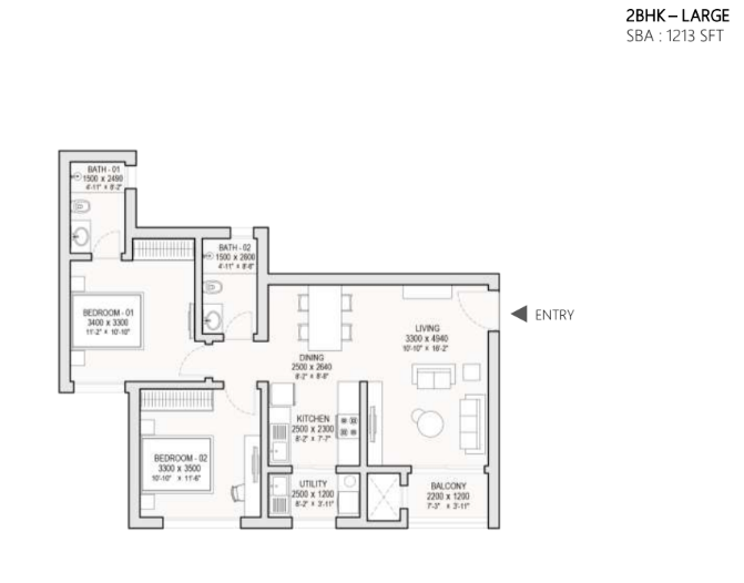 2 BHK