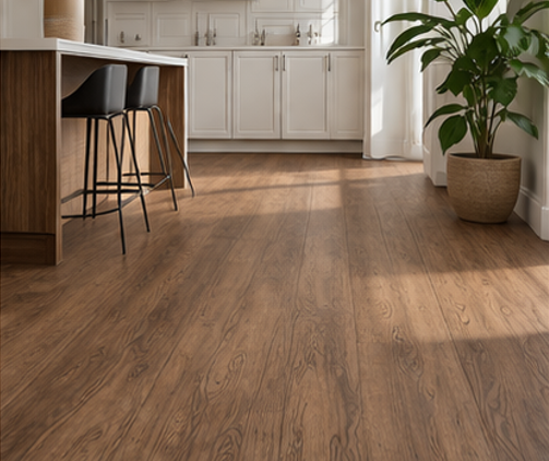 Premium Wood Finish Vinyl Flooring Planks 1.5 mm Thick PVC Flooring Planks for Waterproof & Oil Proof Floor Tiles 1.5 mm Thick/Glue Adhesive Stick Wood Texture for Bedroom