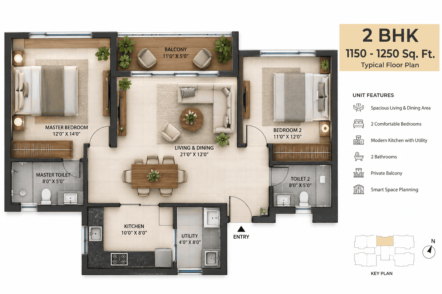 2 BHK