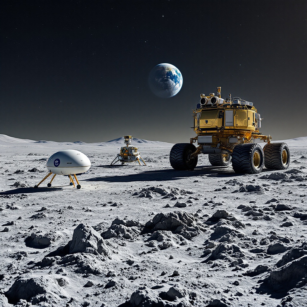 NASA Selects Blue Origin, Firefly, and Two Rover Makers for $1 Billion Lunar Base Push