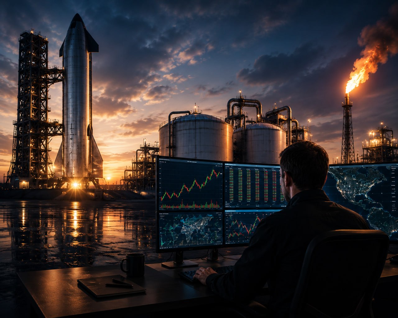 SpaceX Builds Internal Natural Gas Trading Desk to Feed Starship and Starlink