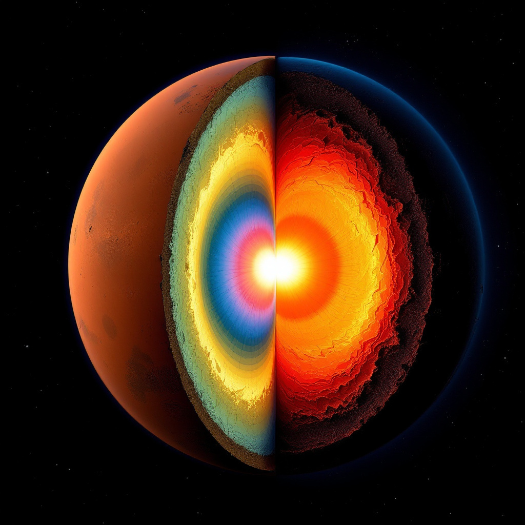 Gravity Data Reveals Mars Is Hundreds of Degrees Hotter in the South