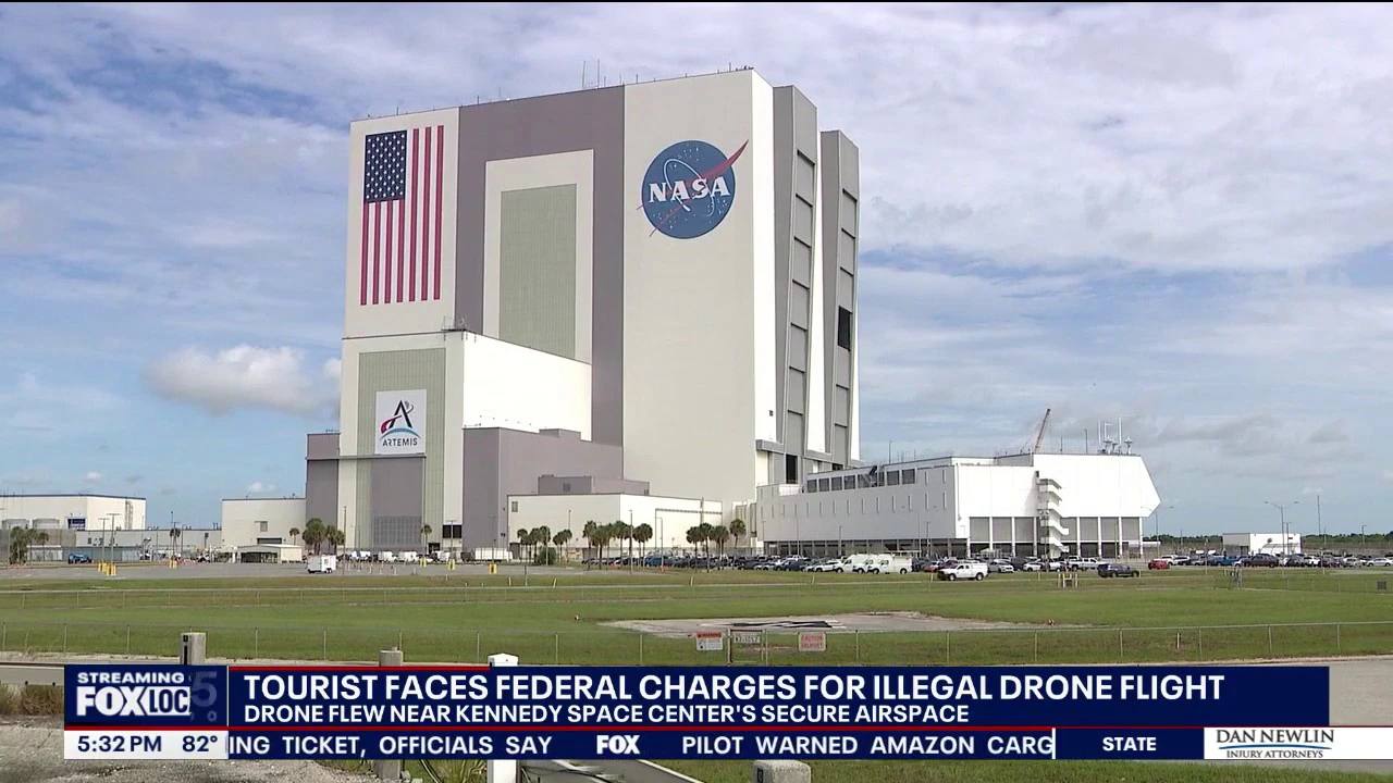 Chinese Tourist Charged Over Drone Flight Near Kennedy Space Center Launch Pads