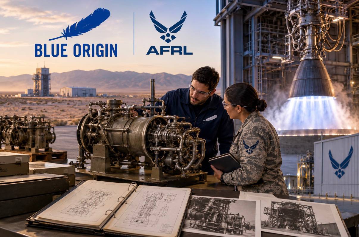 Blue Origin Gains Access to Historic Air Force Propulsion Hardware Under Expanded CRADA