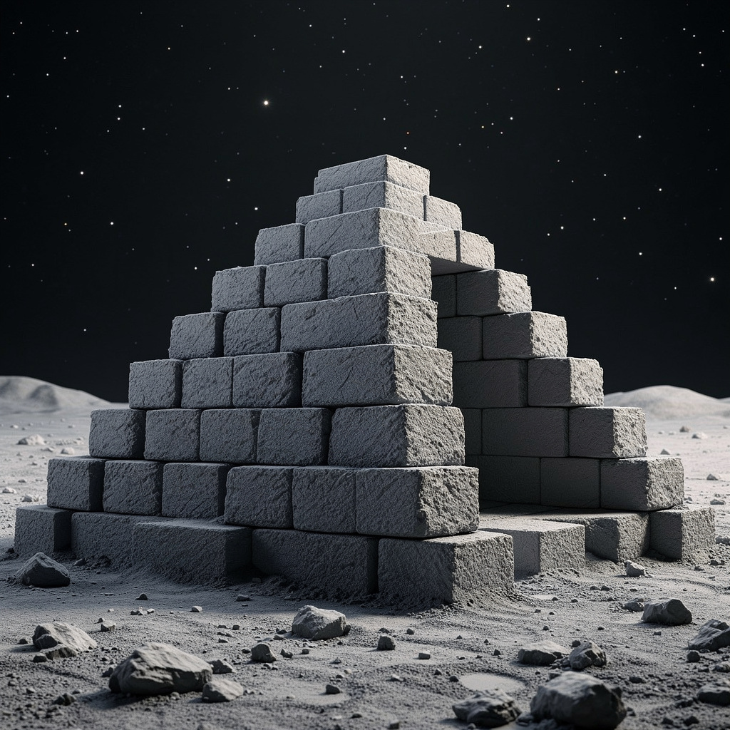 Pyramid Habitat From Lunar Soil Holds Up in Early Structural Tests