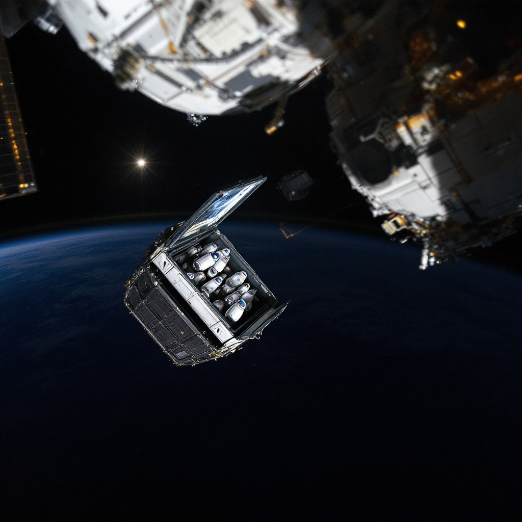 NASA Turns a Departing Cargo Ship Into a Flying Heat Shield Lab