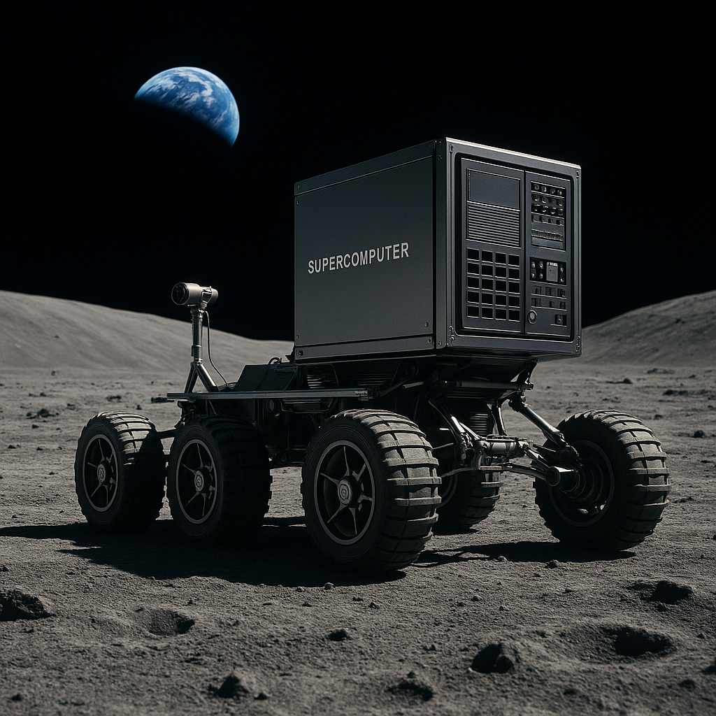 First Supercomputer Bound for the Moon Aboard Astrolab's FLIP Rover