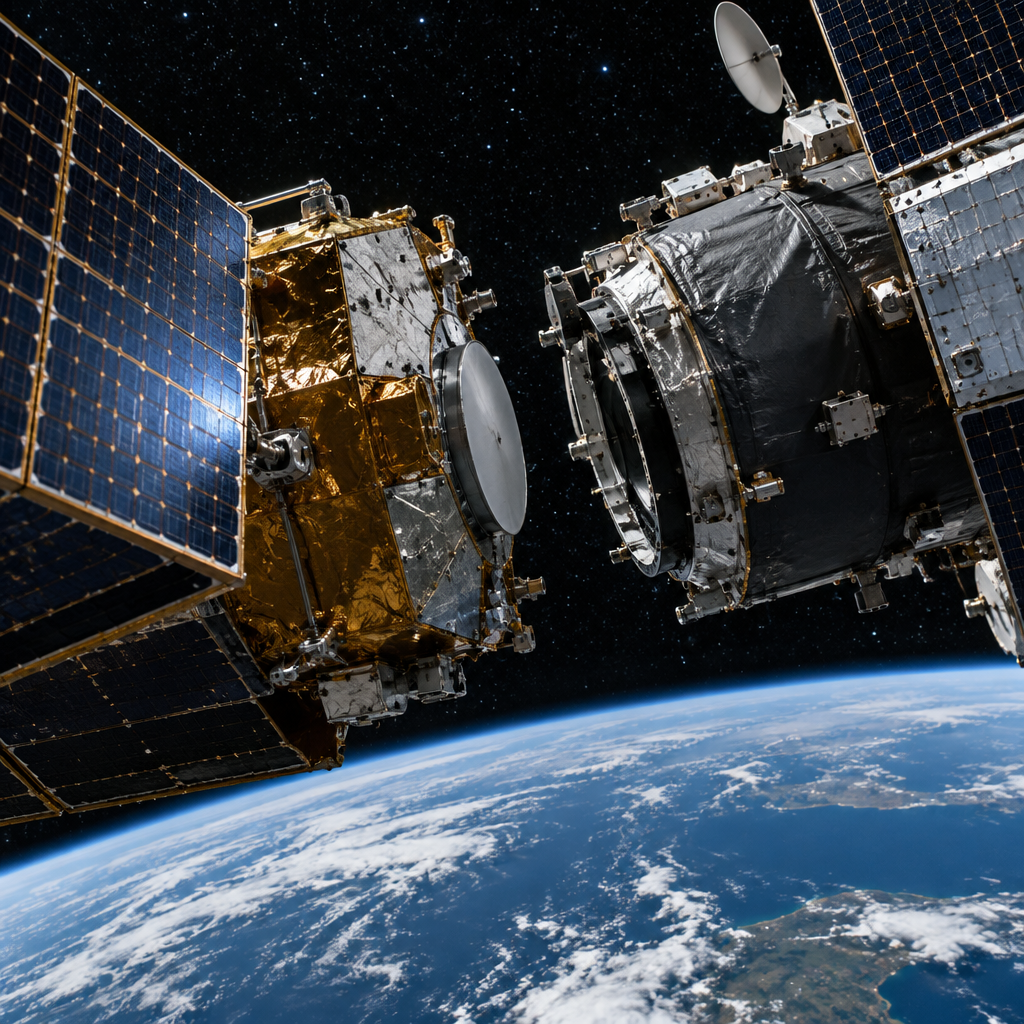 Russian Satellite Shadows US-Registered Spacecraft Linked to Ukraine, Prompting Washington Warning