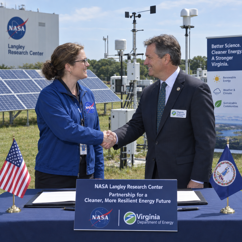 NASA Langley Shares Atmospheric Data With Virginia to Strengthen Energy Planning