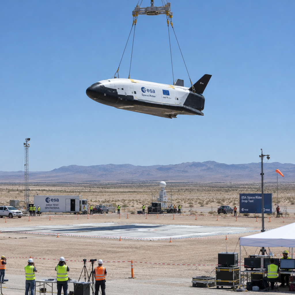 ESA Loses Space Rider Test Article in Drop Test, Says Program Stays on Track