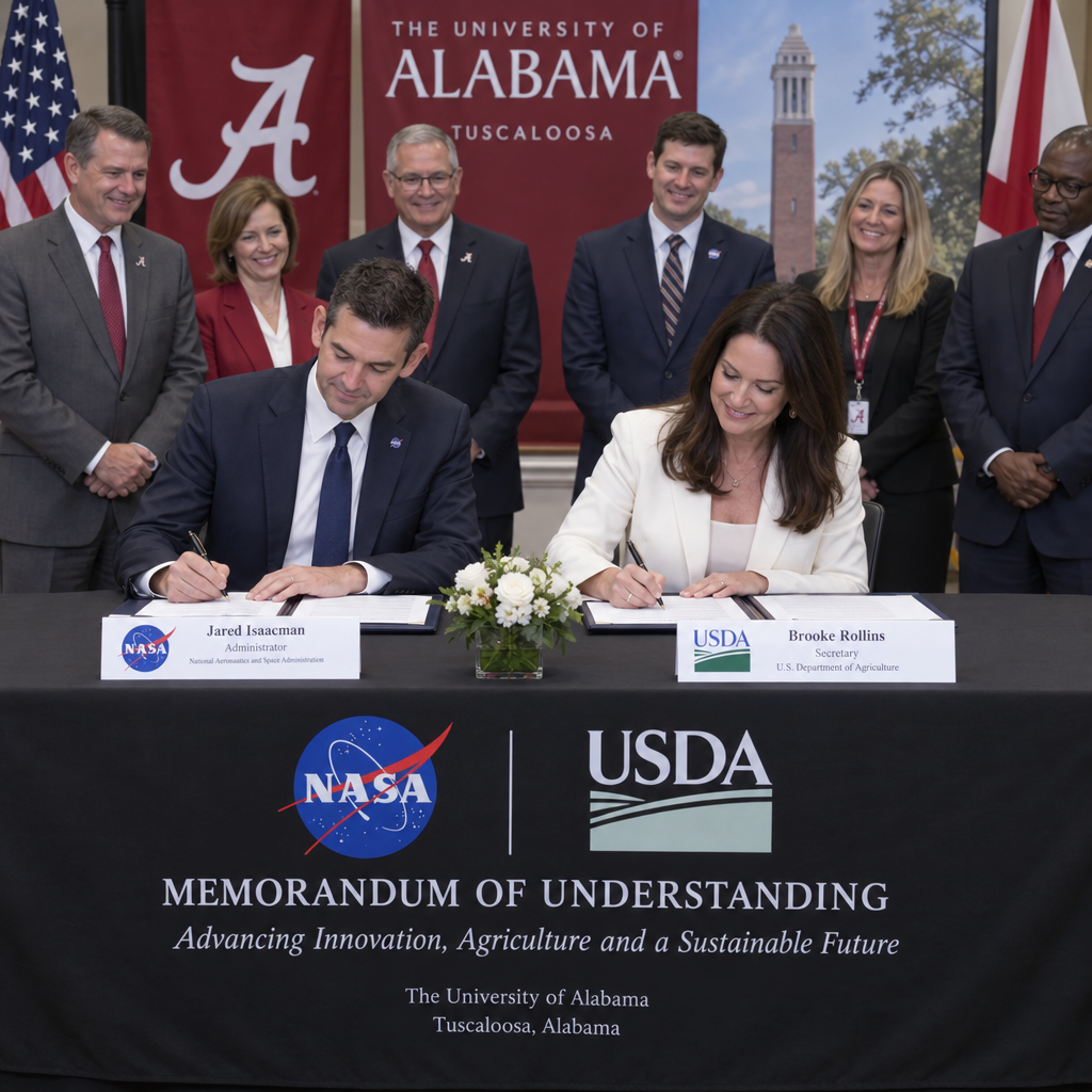 NASA and USDA Sign Agreement to Expand Satellite Data for American Farmers