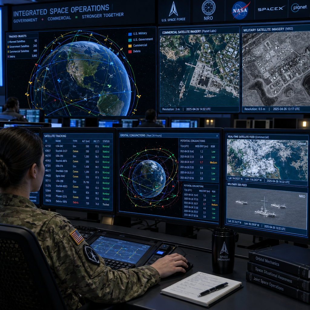Space Force Activates Commercial Space Reserve, Signing Six Vendors for Surge Tracking