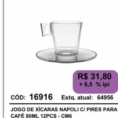 Jogo de Xícaras