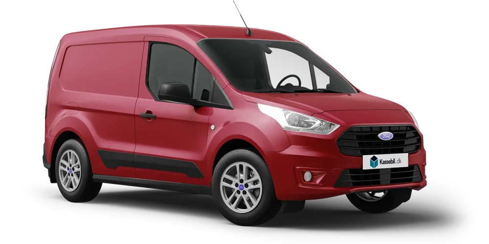 Ford Transit Connect i farven: Dark Carmine Red