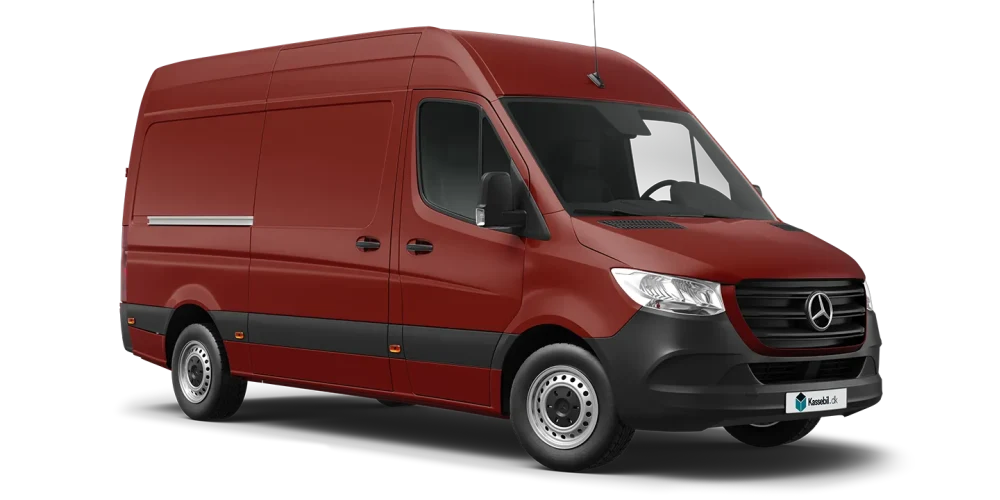 Mercedes Sprinter i farven: Jupiterrød (standard)