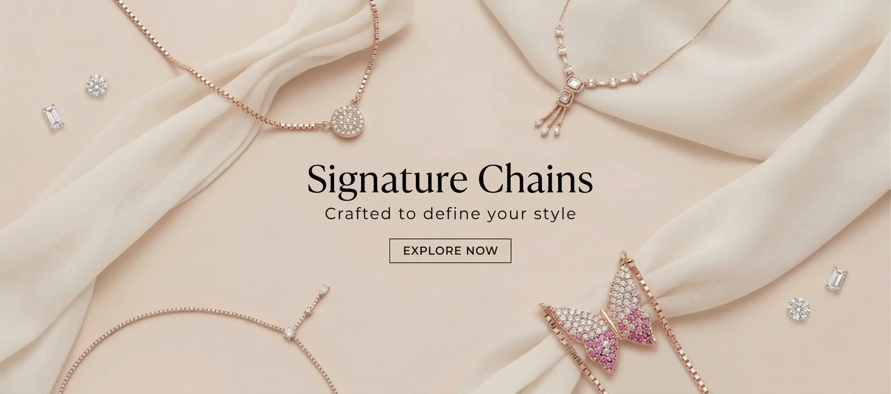 Miravi 925 sterling silver chain collection banner