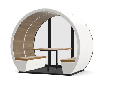 TMPC 4 Person Part Enclosed Outdoor Pod