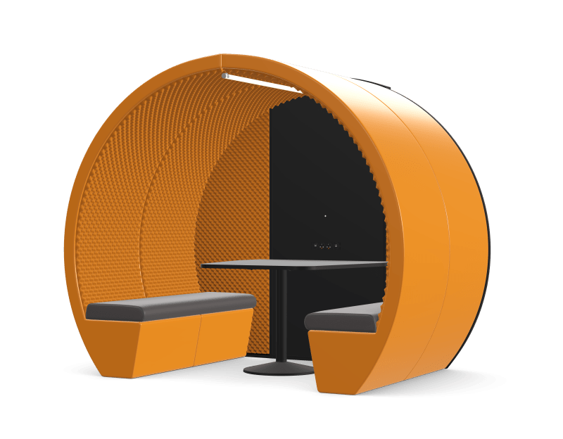 TMPC 4 Person Part Enclosed Office Pod - Image 1