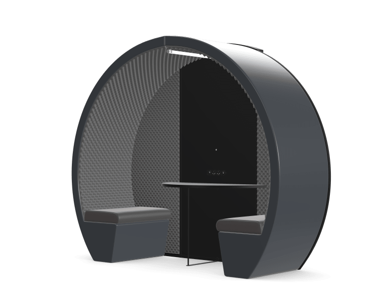 TMPC 2 Person Part Enclosed Office Pod - Image 1