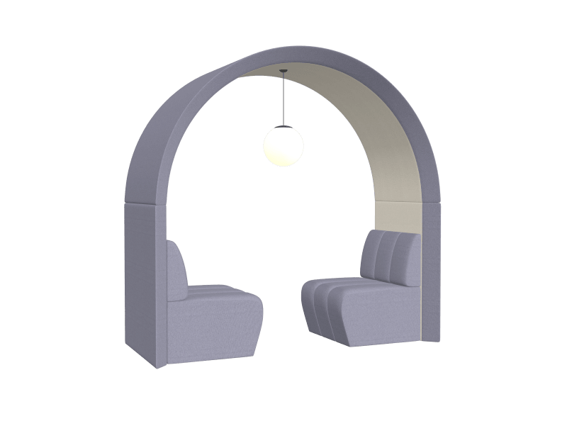 JDD Archie 2 Seat Open Booth - Image 1