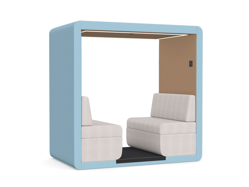 JDD Bob 4 Seat Open Meeting Booth - Image 1