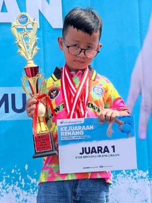 Foto Arraya, murid New Z Swimming