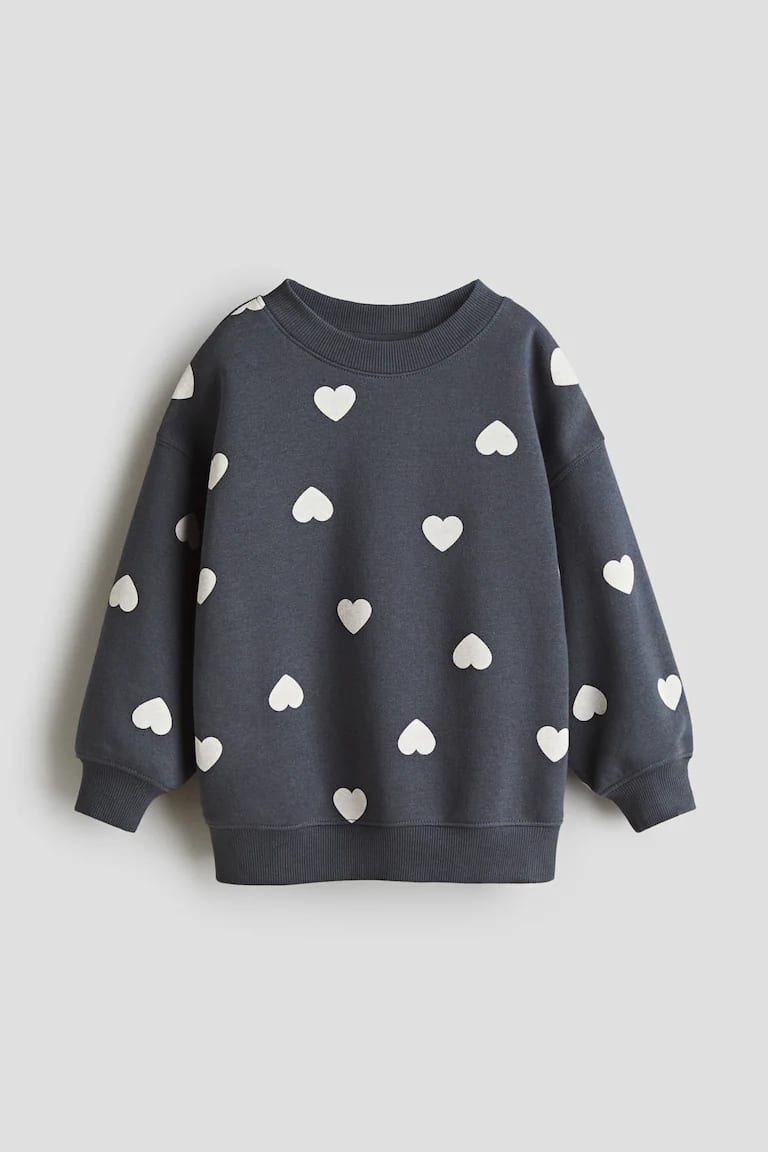 Sudadera diseño corazones