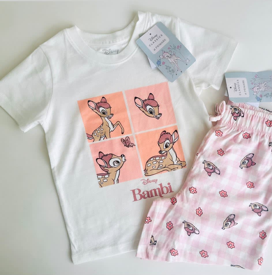 Conjunto de 2 piezas pijama diseño Bambi