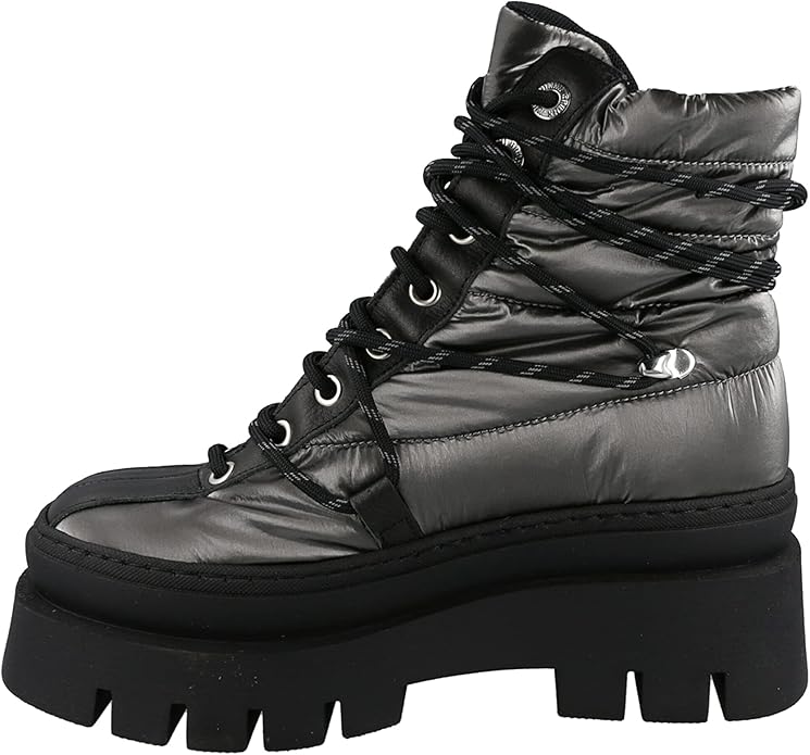 BRONX Lace-Up Ankle Boots - Black