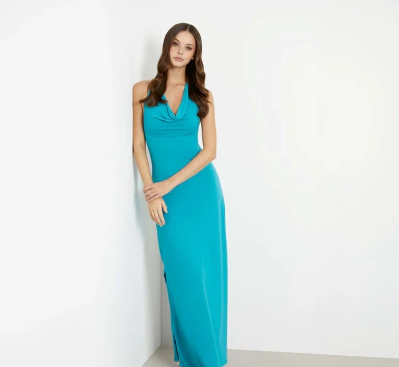 GUESS Dress FLAVIA - Coral Blue