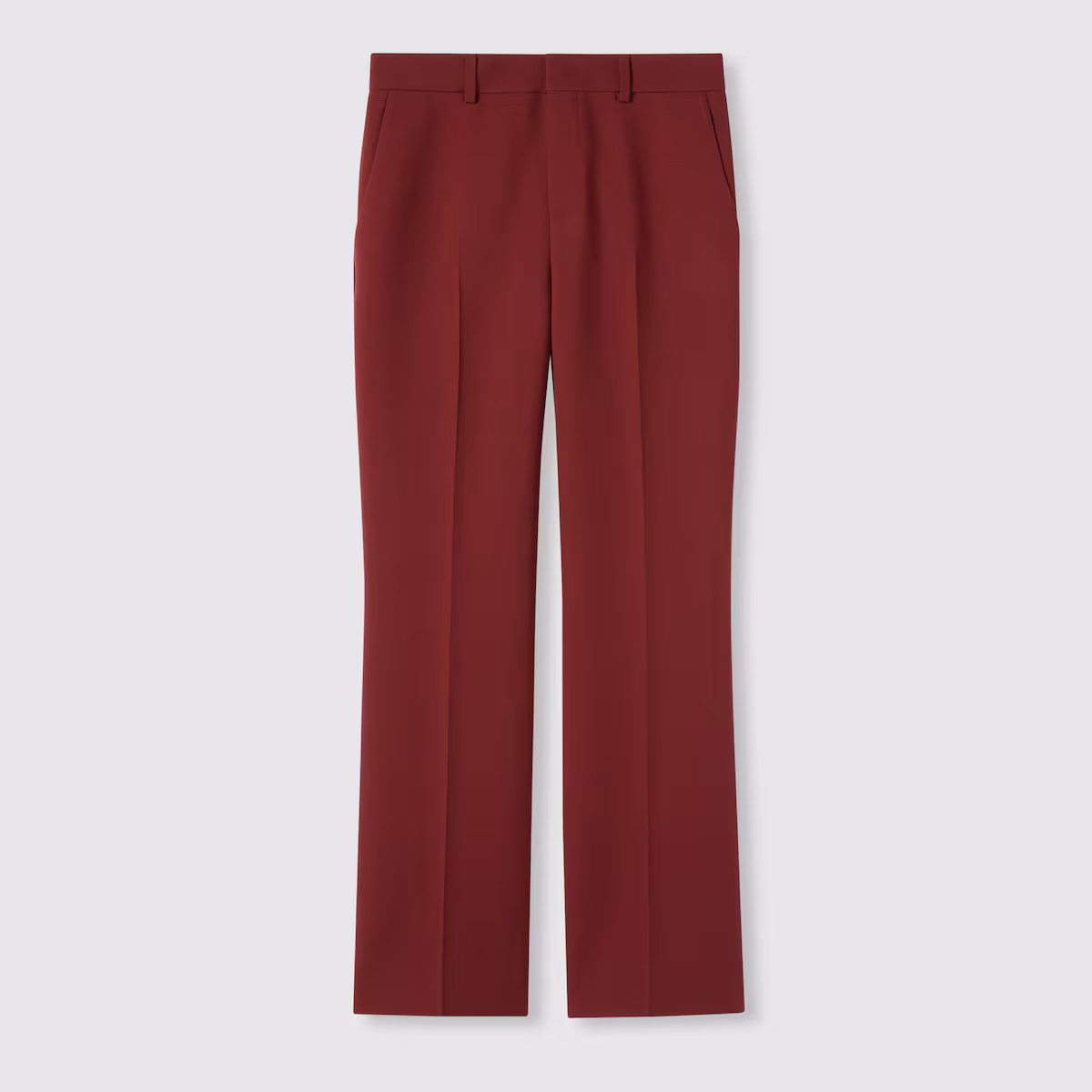 Gucci GG WOOL WITH OPTICAL EFFECT PANT-Rosso Ancora red x150