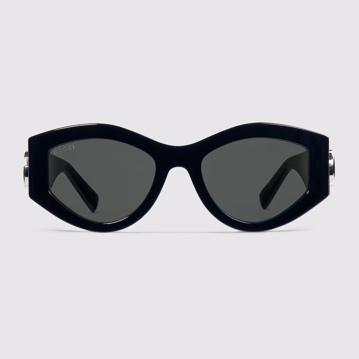 Gucci OVAL FRAME SUNGLASSES - Black x150