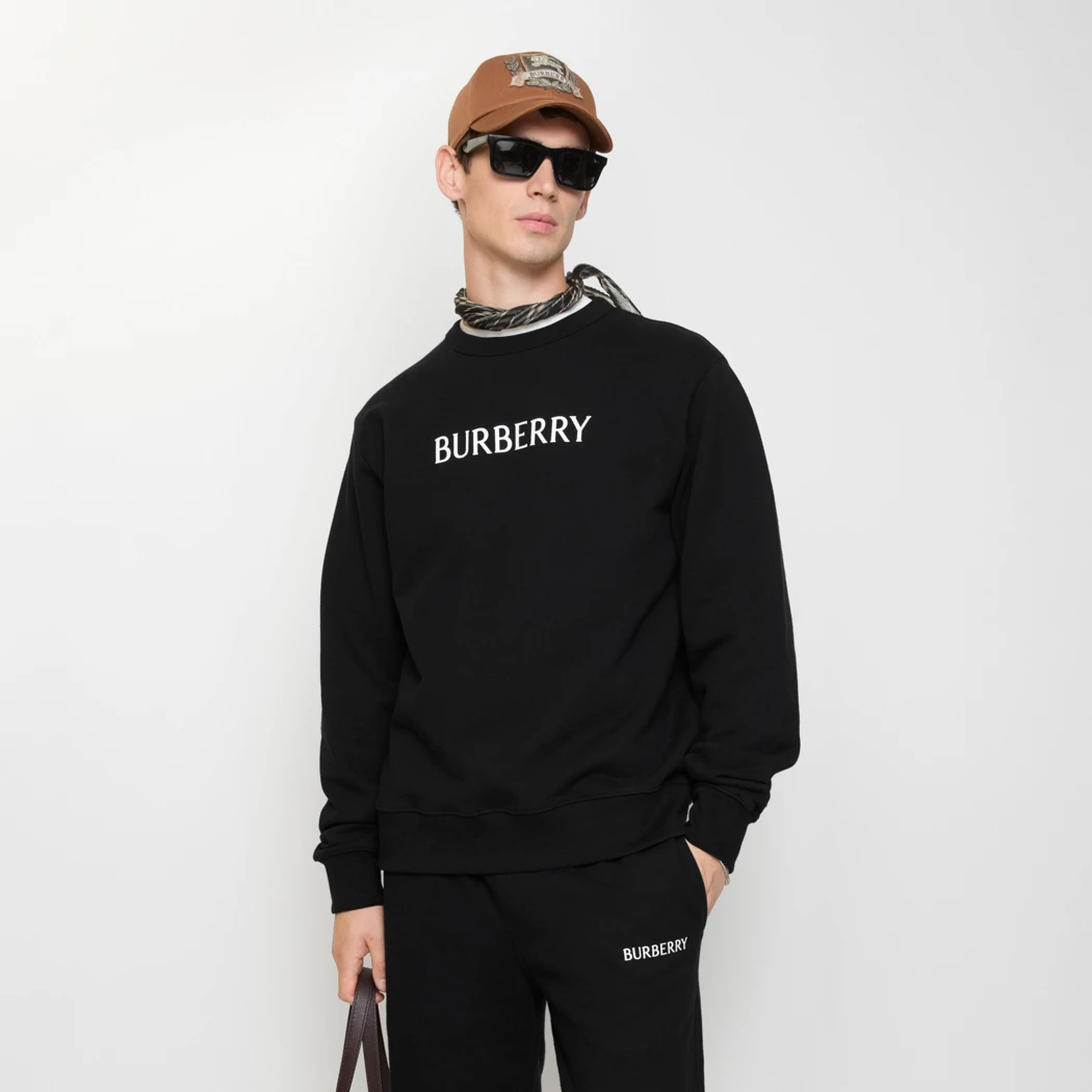 Burberry Cotton Sweatshirt x50 - Black