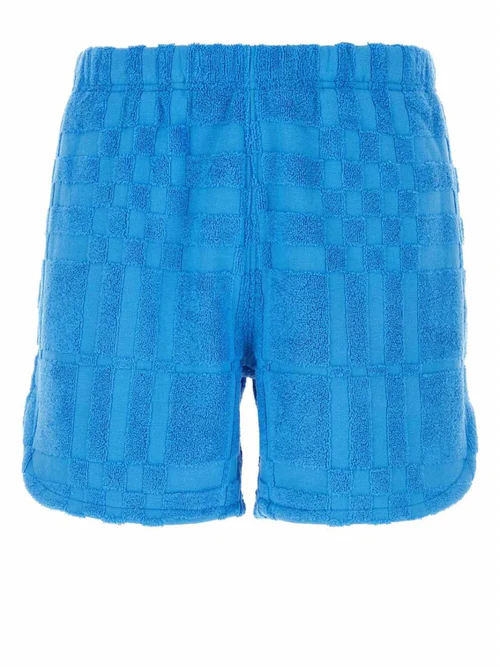 Burberry Cotton Towelling Shorts x50 - Blue