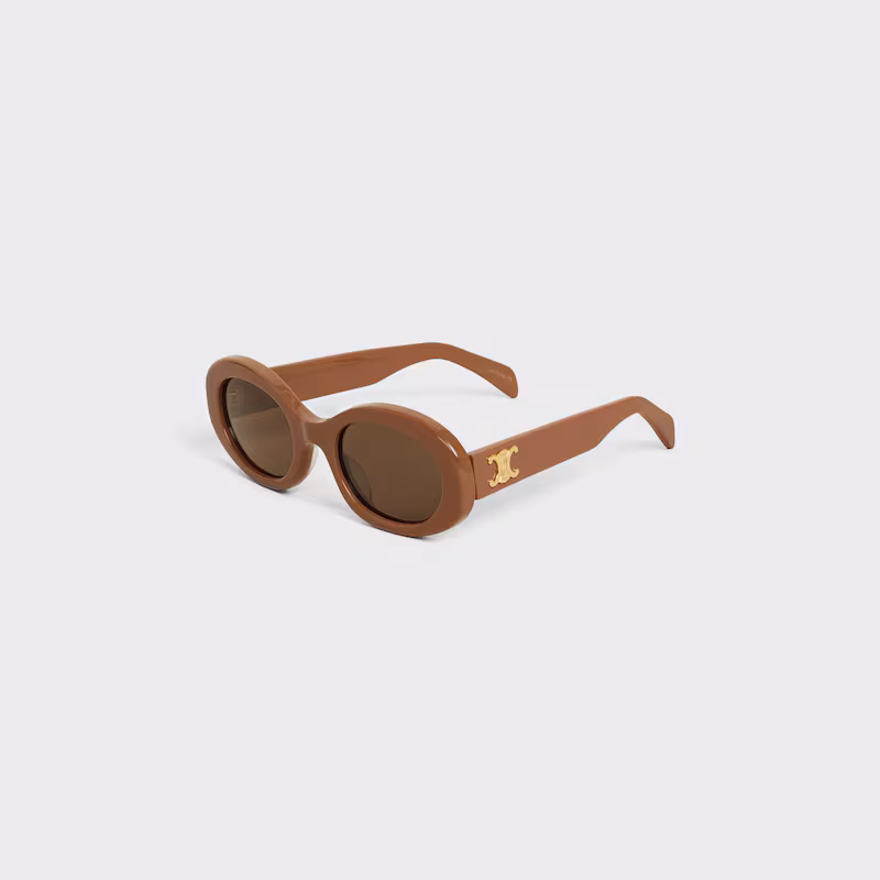 Celine TRIOMPHE 01 SUNGLASSES IN ACETATE - CAMEL x200