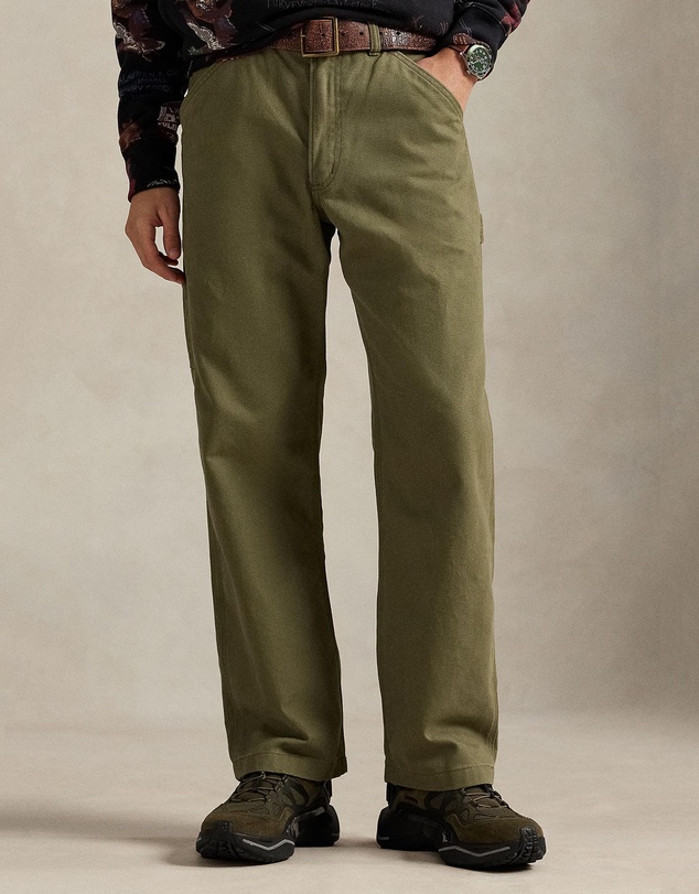 Polo Dungaree Fit Canvas Carpenter Pants - ICONIC EXCLUSIVE