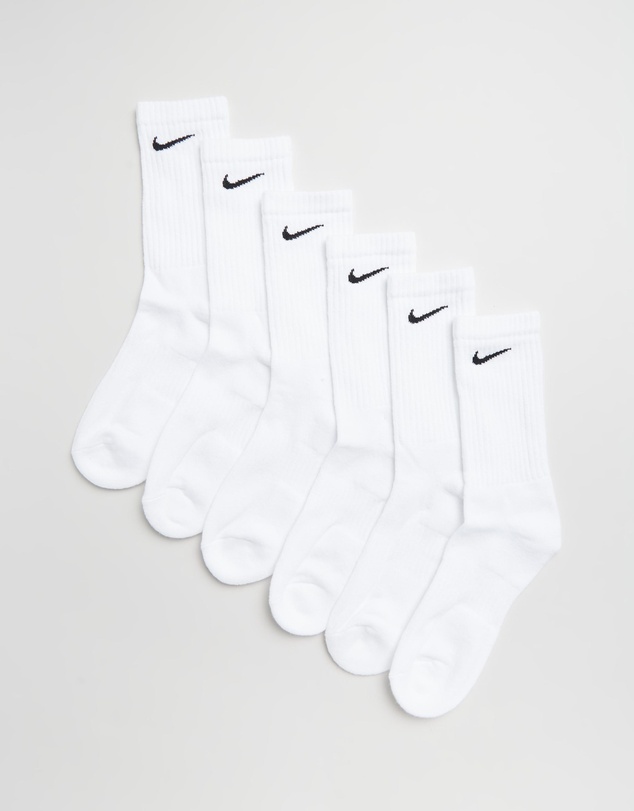Everyday Cushioned Crew Socks 6-Pack