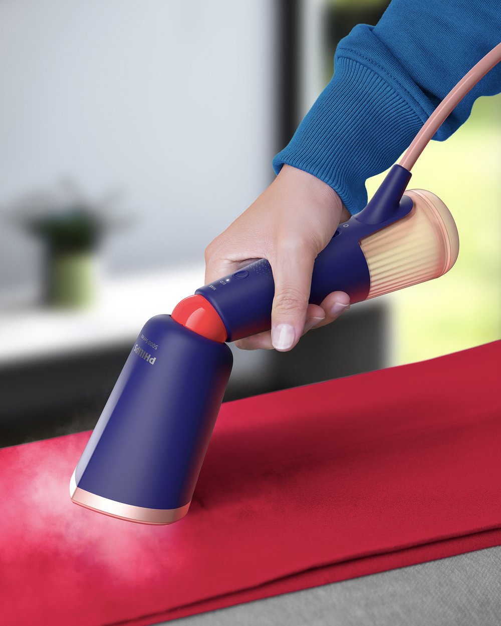 Stylish Handheld Steamer with portable ironing mat