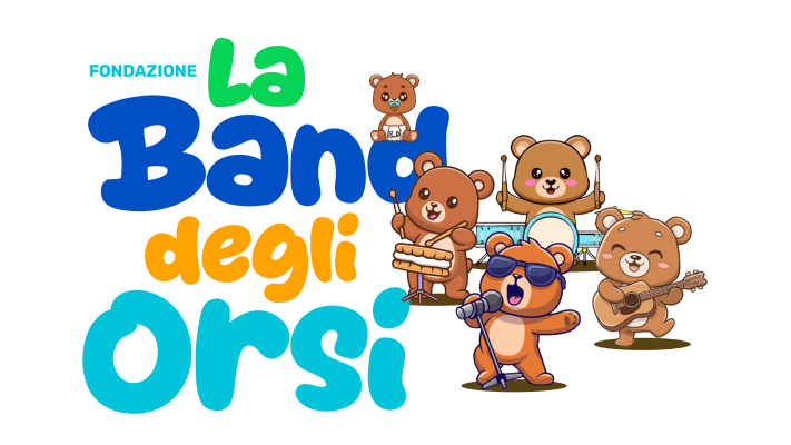Logo La Band Degli Orsi Orizzontale - [Fumetto Cartone animato Animazione]