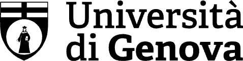 Logo Orizzontale Esteso UniGe - Andrea Vian - Font - Proprietà materiale - Blu elettrico