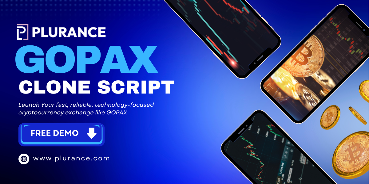 Gopax clone script - To create your multifunctional centralized crypto exchange quickly