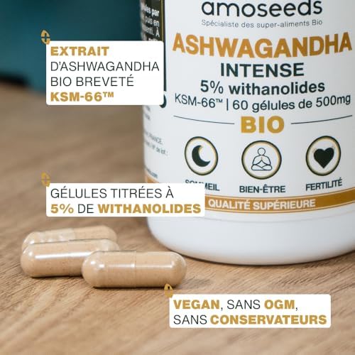 Vue 3 de Ashwagandha Bio Brevete Ksm