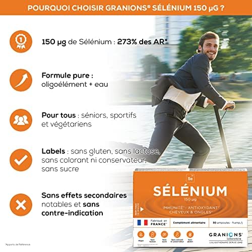 Vue 3 de Granions Selenium Ampoules
