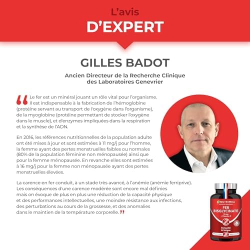 Vue 6 de Fer Bisglycinate Vitamine