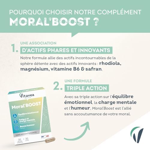 Vue 3 de Vitavea Bienetre Moralboost Complement