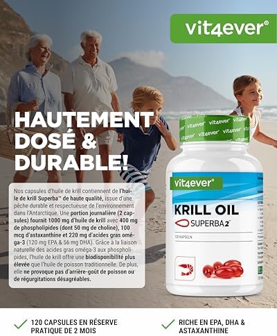 Vue 2 de Huile De Krill Capsules