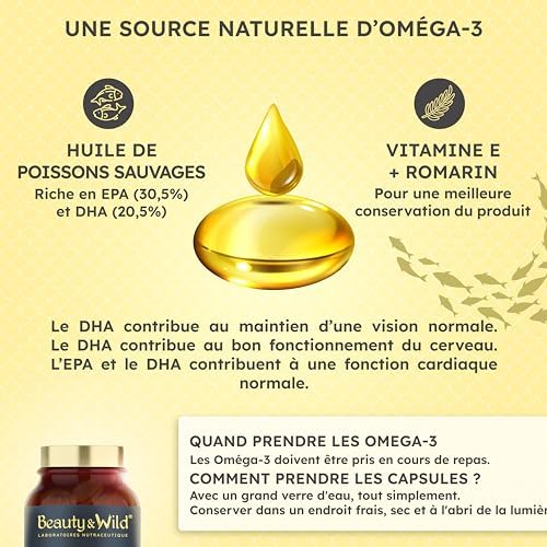 Vue 3 de Capsules Domega Mg Dhuile