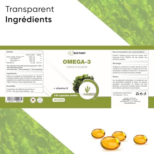 Vue 3 de Omega Vegan Dhuile Dalgue